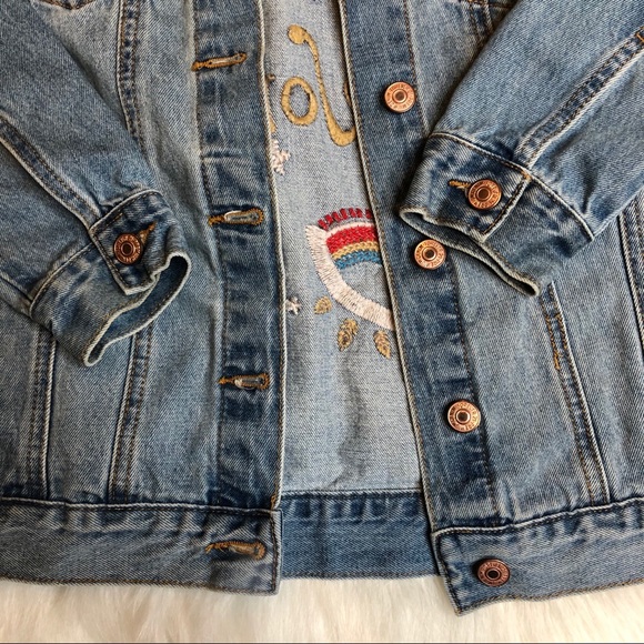 Forever 21 Cosmic World Denim Jacket - Picture 3 of 5